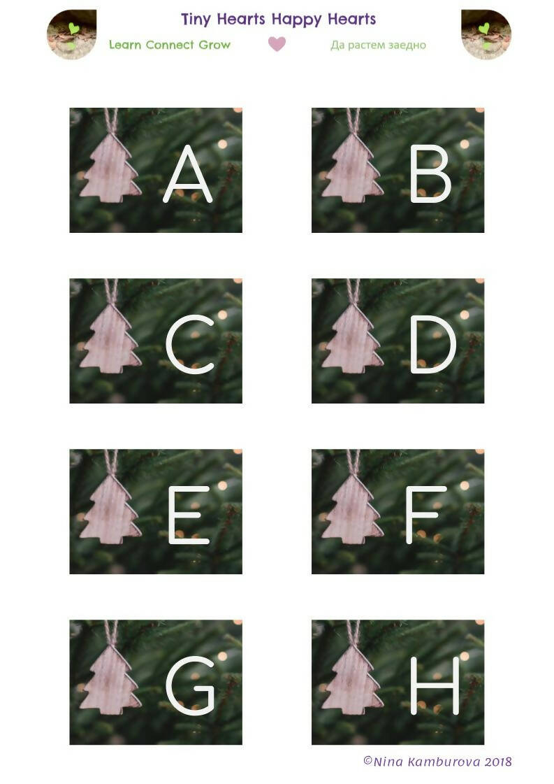 Christmas Alphabet – Letter cards