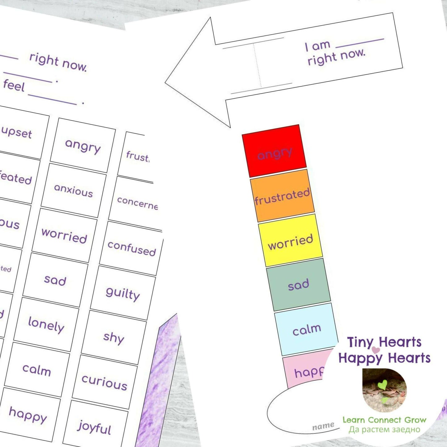 Feelings thermometer- craft and worksheets